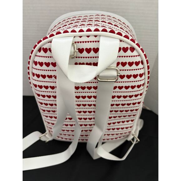 Steve Madden Mini backpack White mini red hearts main image 5